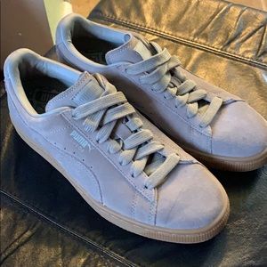 Kids Suede Low Top Puma Shoes